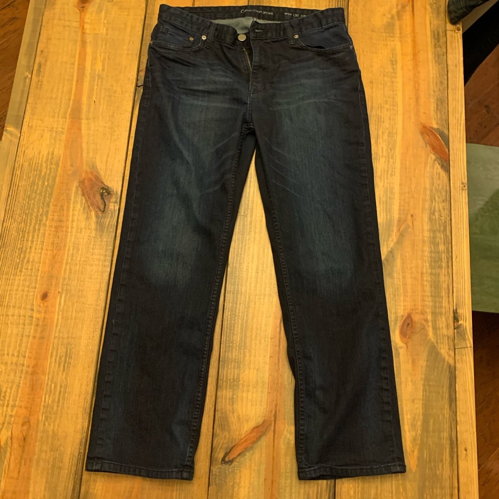 Calvin Klein 34x30 Straight Jeans